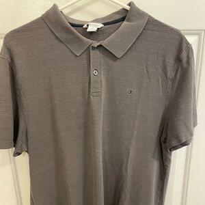 Men’s Gray Calvin Klein Polo